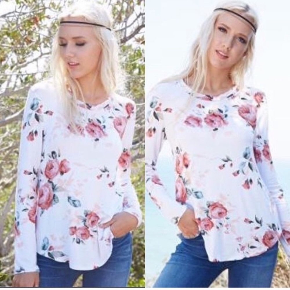 Floral long sleeves